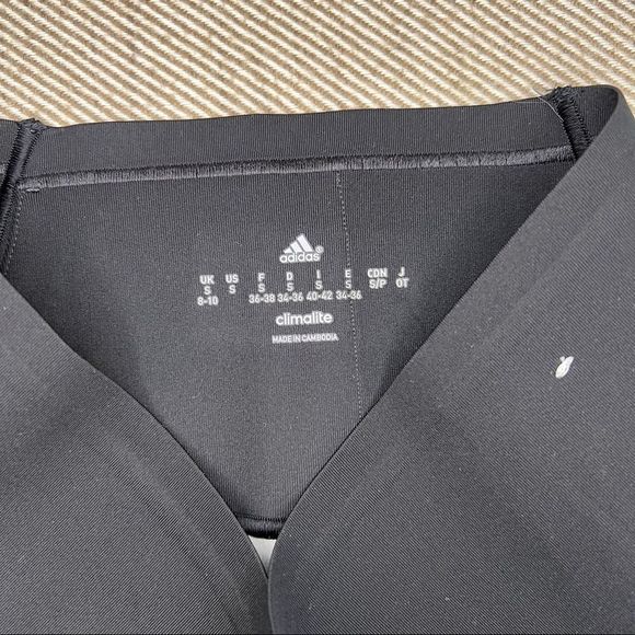 Adidas Ultimate Fit Typo High-Rise Leggings Size S - Picture 9 of 11